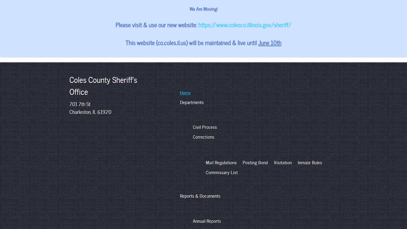 Coles County Sheriff